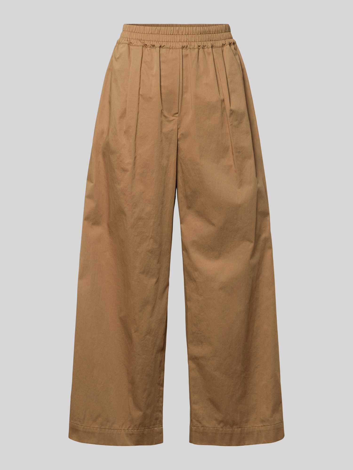 Weekend Max Mara Dames Wijde Broeken In Bruin Maat 36 