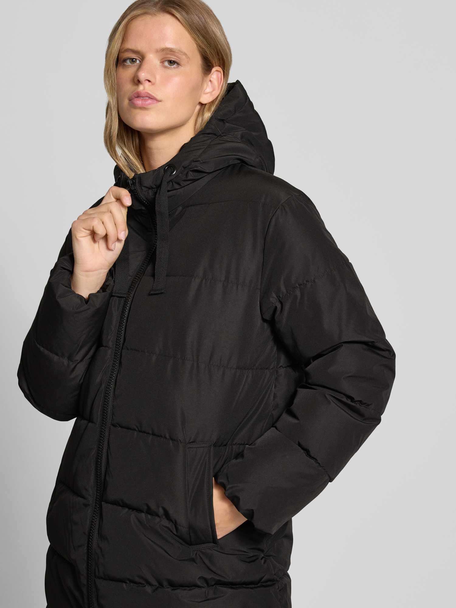 Only - Onlclair Puffer Hood Coat Cc Otw Black - Gr. - Xl - Bild 2