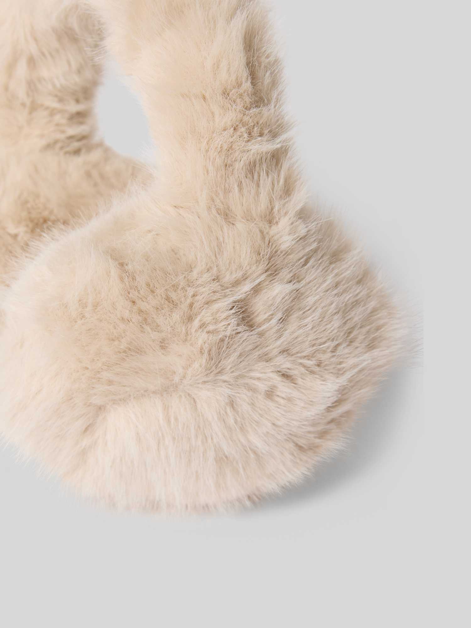 Barts Unisex Beige Ohrenwärmer Aus Fell Big - Image 3
