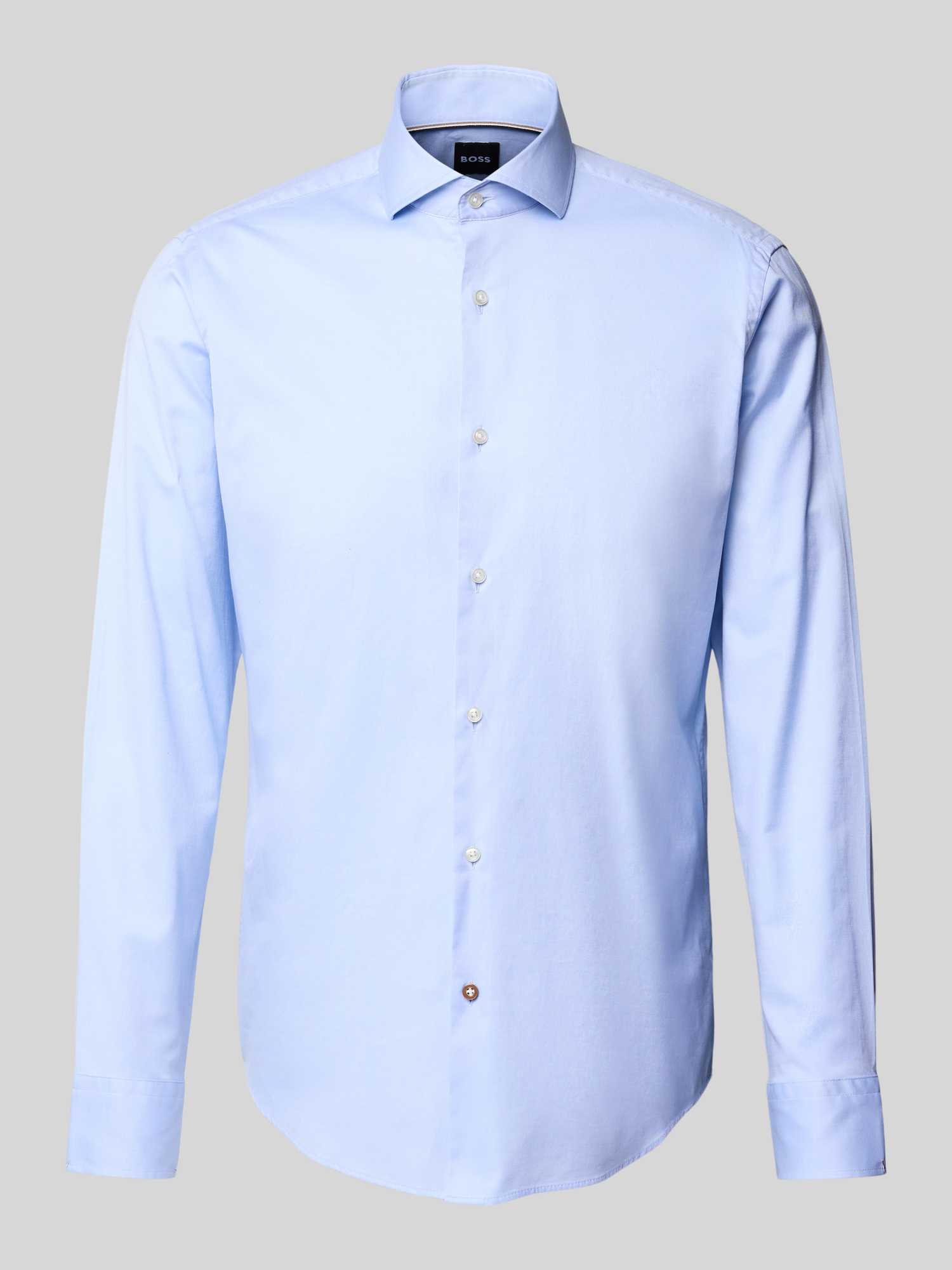 Boss Heren Zakelijke Overhemden In Blauw/Turquoise Maat 42 