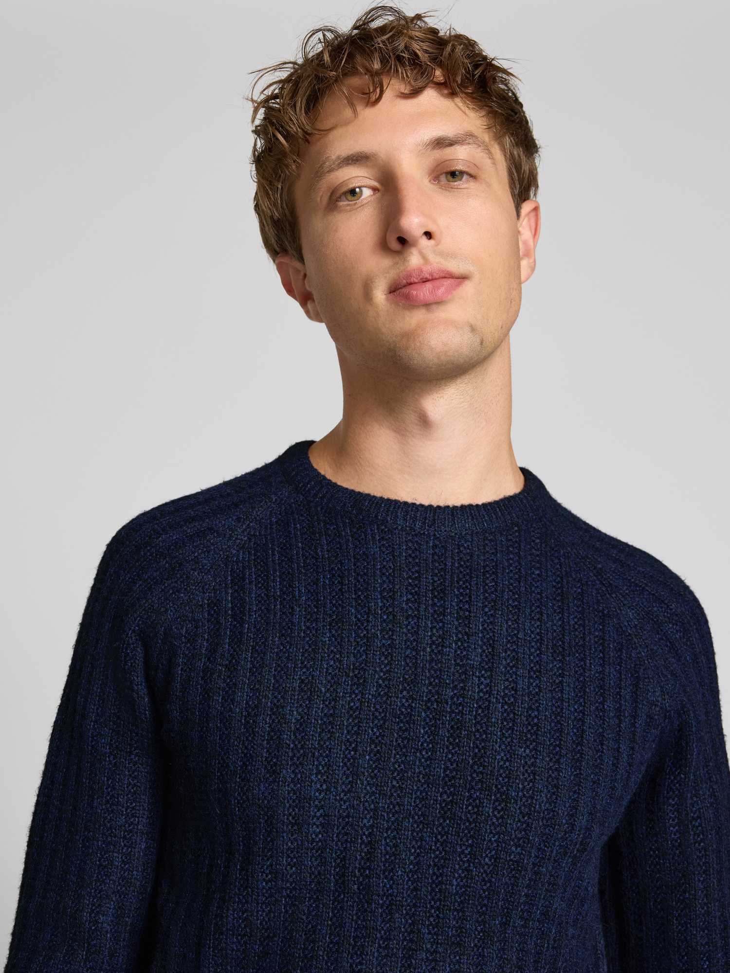 Blend Herren Pullover Rundhals Dunkelblau 3XL - Bild 4