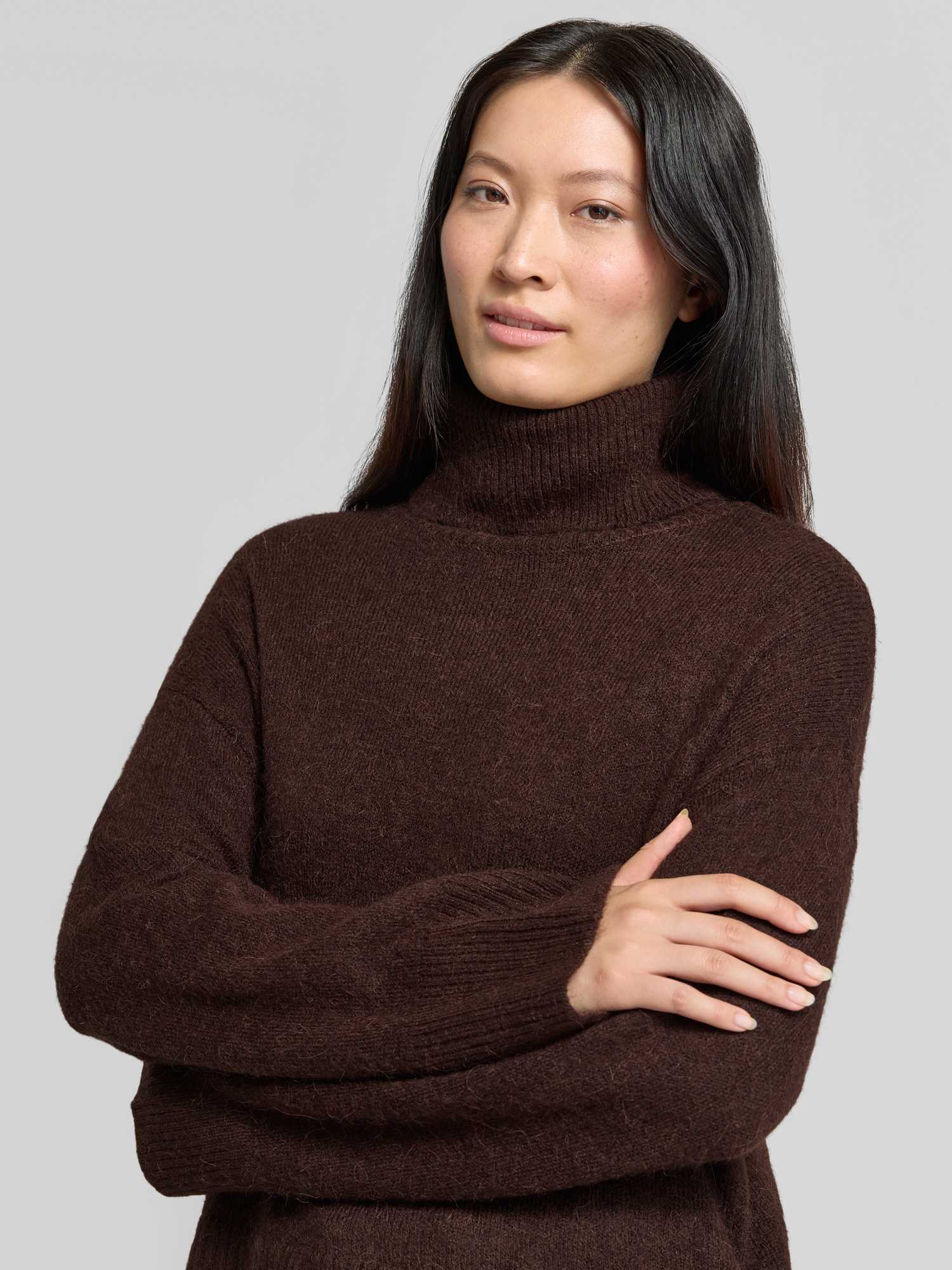 Ichi, Damen, Pullover, Kamara 3, Braun, (M) - Bild 3