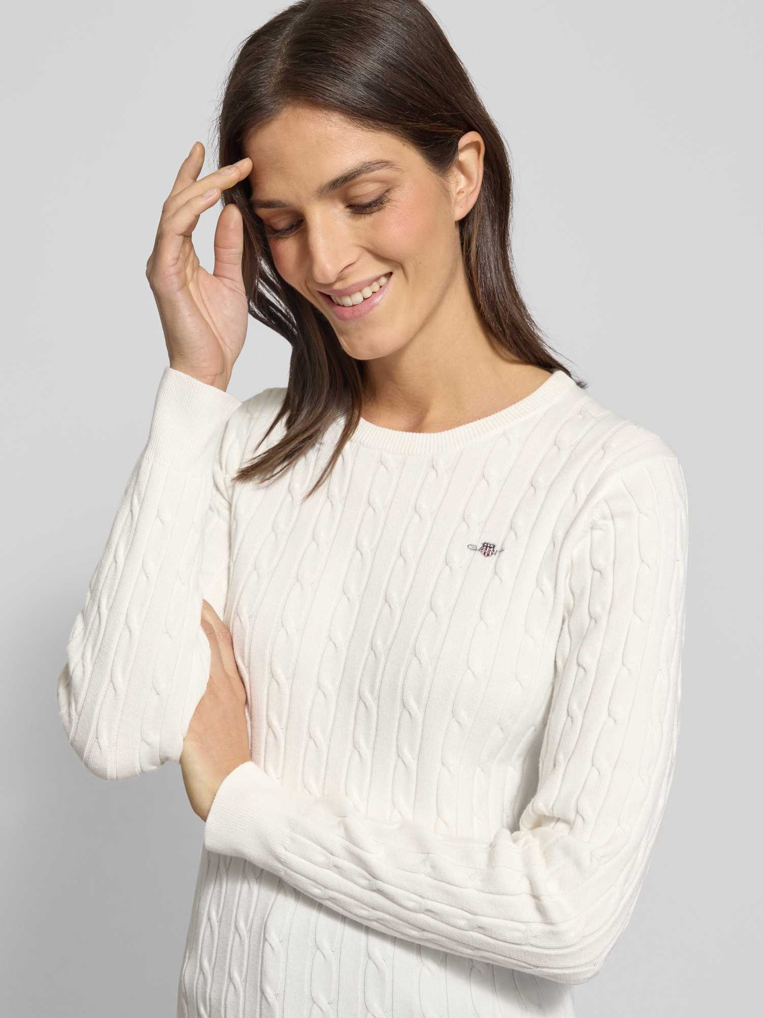 Gant Strickpullover Für Damen Beige Xxl - Bild 4