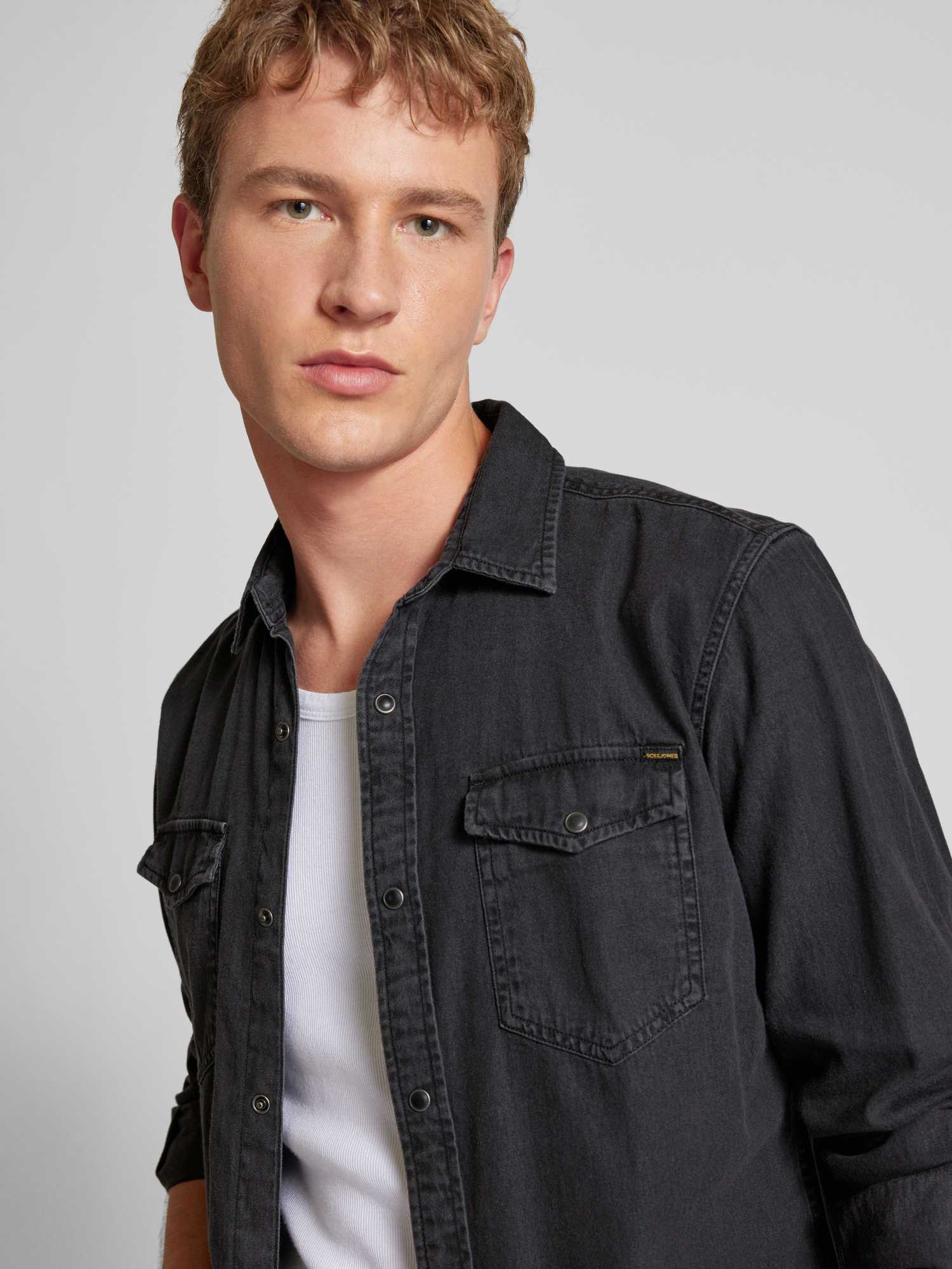 Jack & Jones Jack&Jones Essentials Jjesheridan Hemd Langarm Rundhals Regular Fit - Bild 6