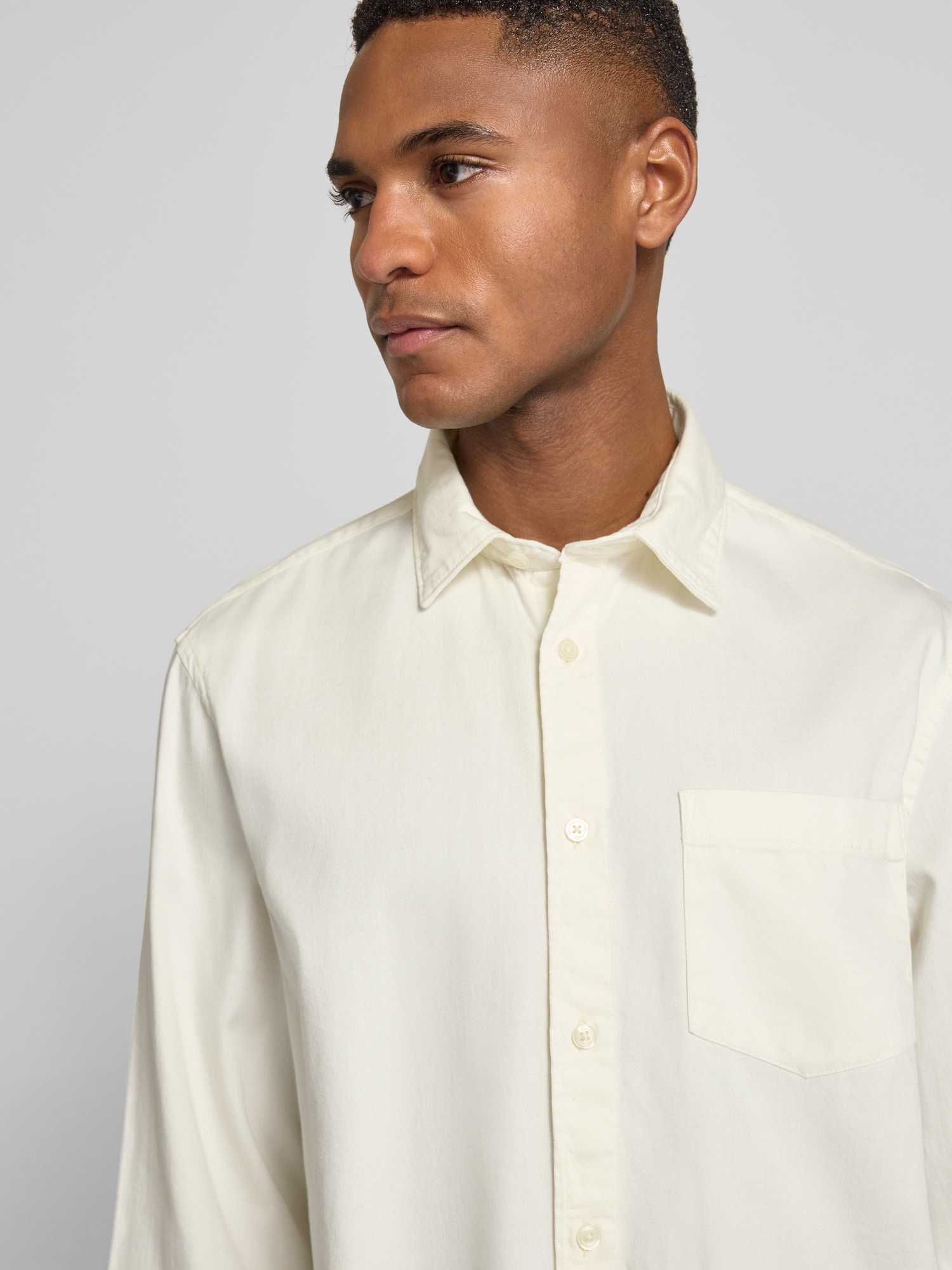 Selected Herren Freizeithemden Beige Gr. Groß - Bild 3