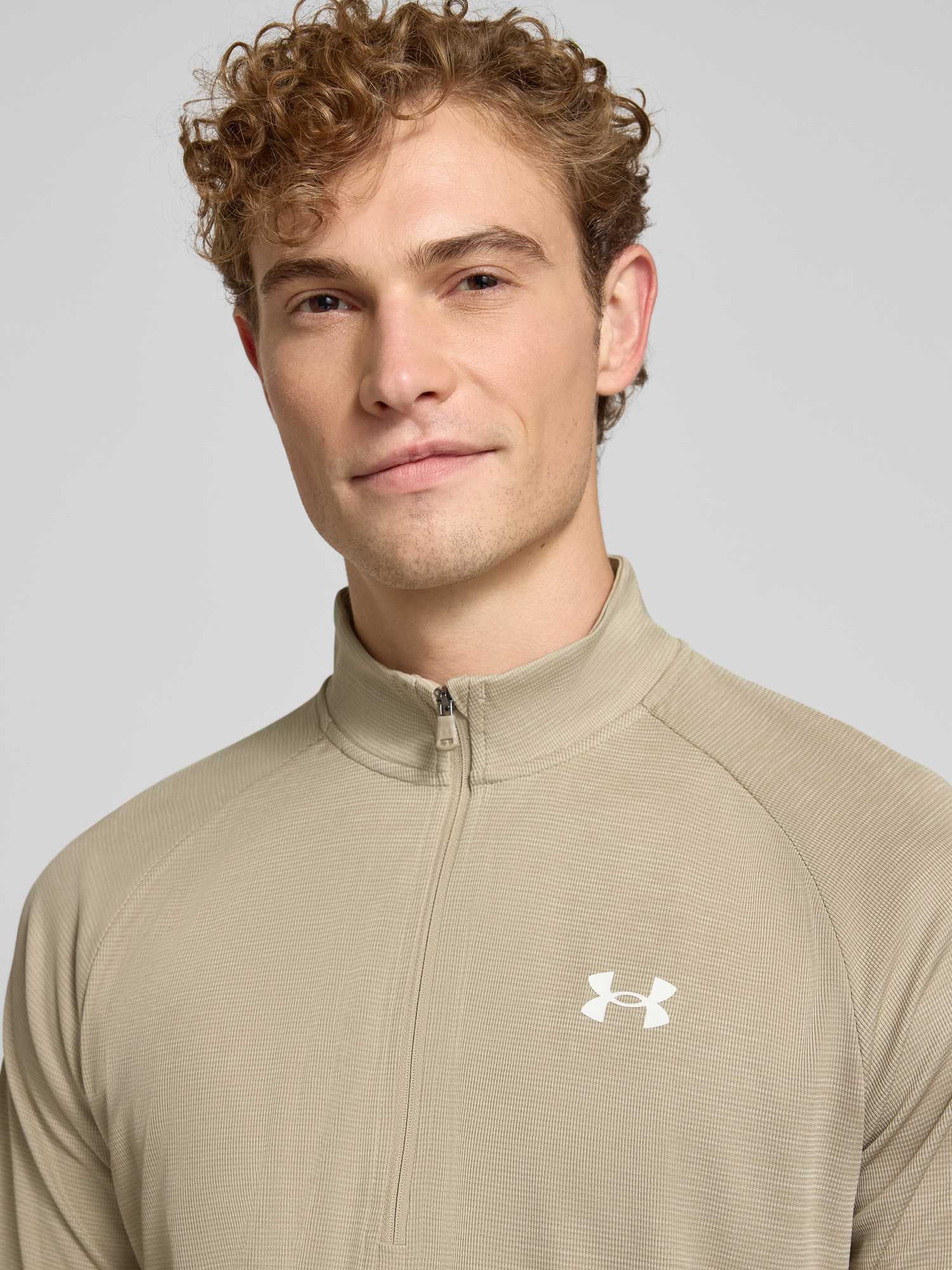 Under Armour - Herren - Langarmshirt - M - Khaki - Bild 7