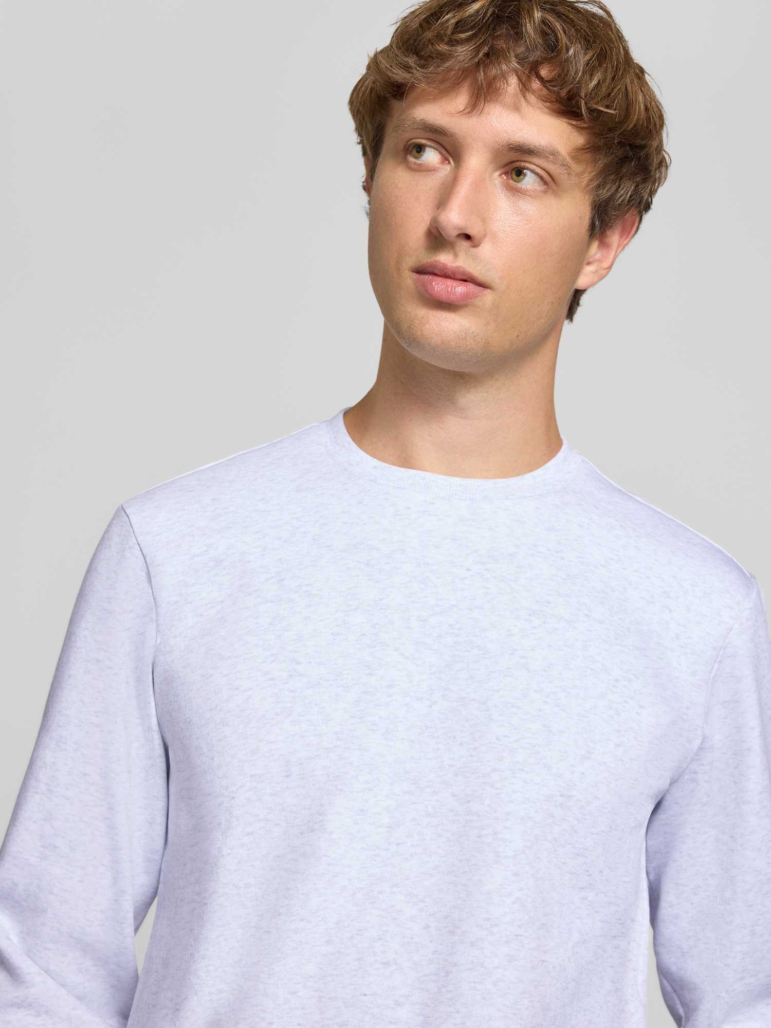 Only & Sons - Herren - Sweatshirt - L - Hellgrau Melange - Bild 2