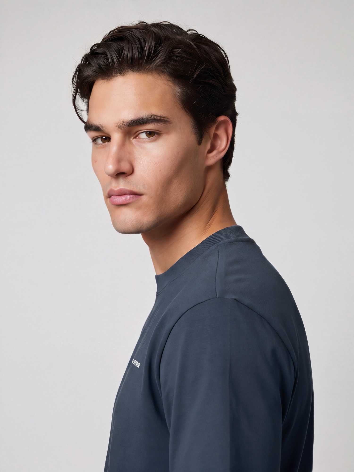 G-Star Herren Bleu T-Shirt True Regular - Bild 3