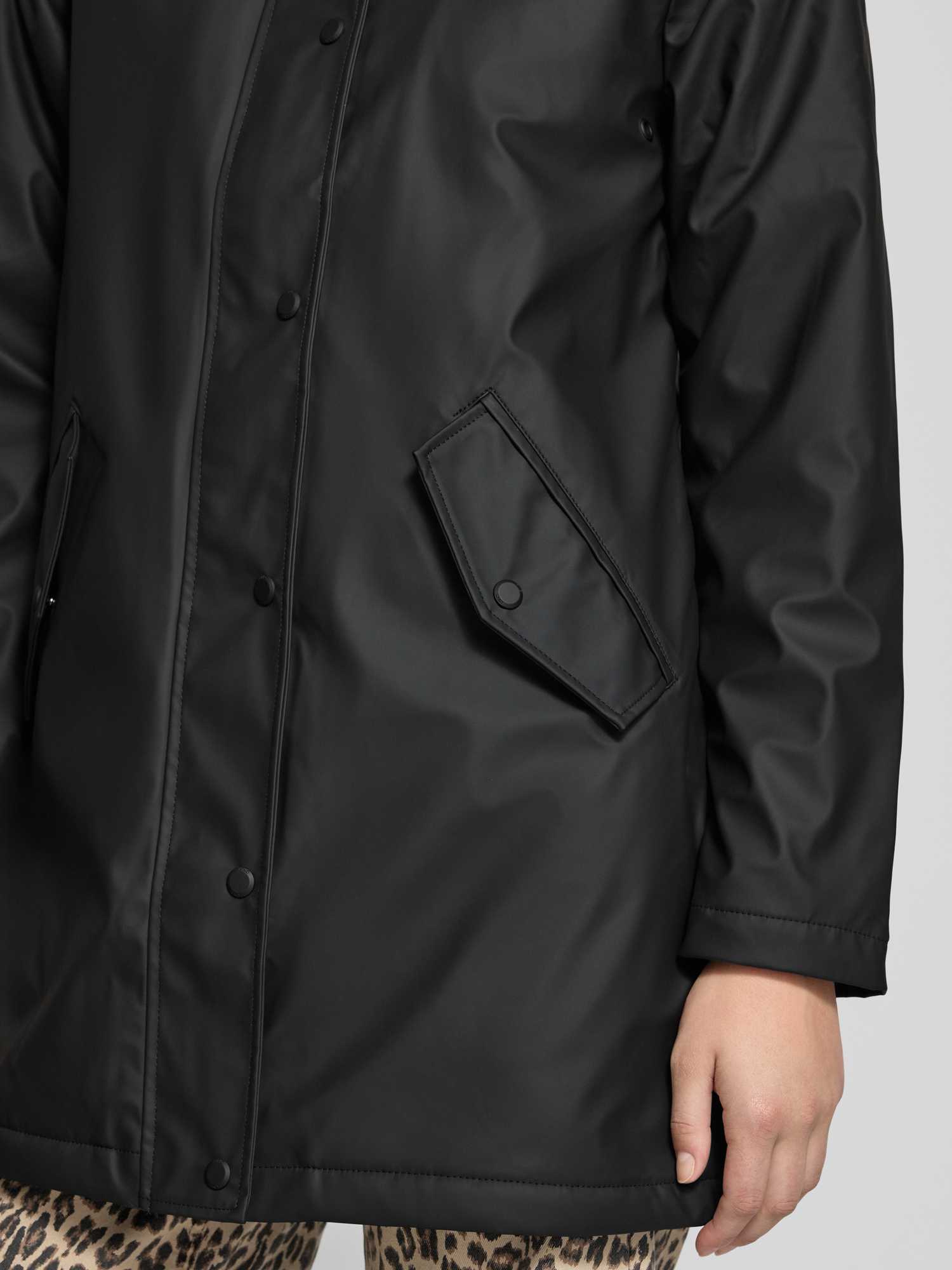 Only Damen Schwarz Parka Onlsally Rain - Bild 4
