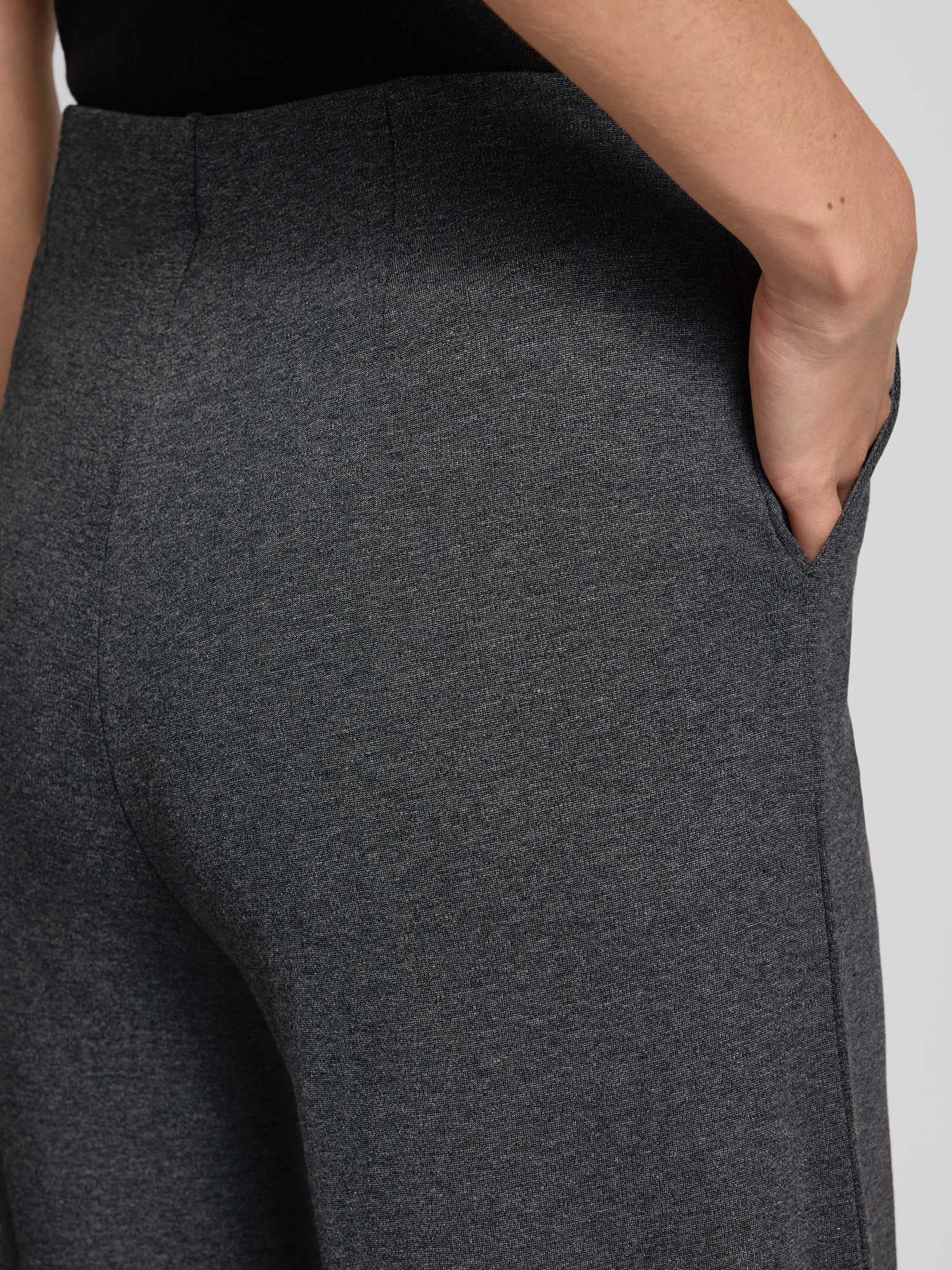Armedangels - Basic Jersey Wide Leg Pant Steel Melange - Gr. - L - Bild 4