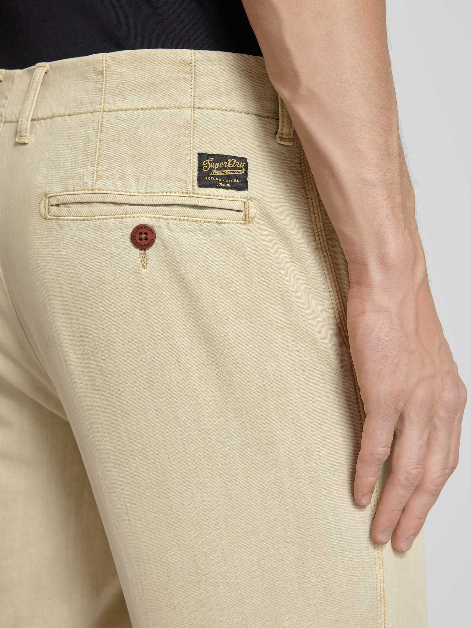 Superdry Grau Chino Shorts Officer - Bild 4