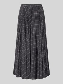 Betty Barclay Midirok van satijn met elastische band in antraciet