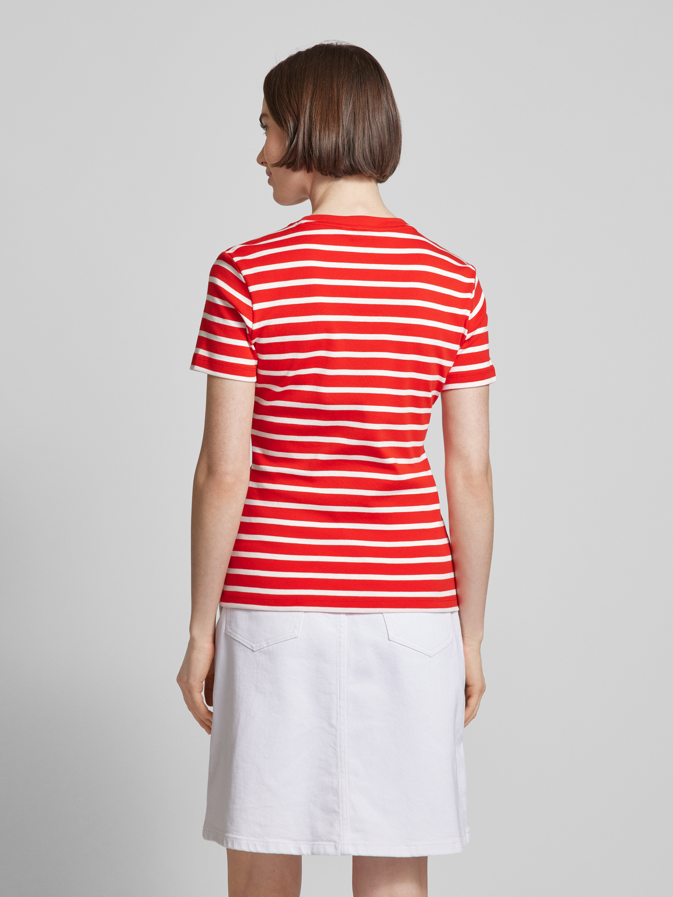 Tommy Hilfiger T-shirt met streepmotief, model 'CODY' in rood online ...