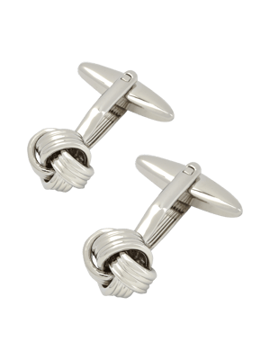 Spinki do mankietów z efektem plecionki Shop The Look MANNEQUINE