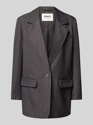 Długi żakiet o kroju relaxed fit z dodatkiem wiskozy model ‘HATTIE-LANA’ Shop The Look MANNEQUINE