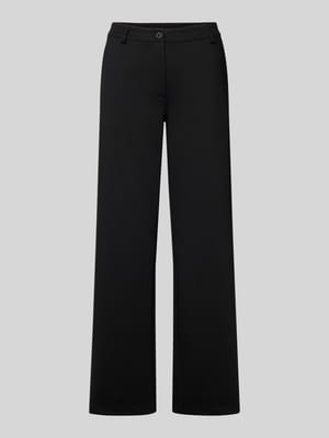 Broek met wijde pijpen en knoopsluiting, model 'Nanni' Shop The Look MANNEQUINE