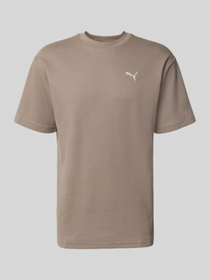 Relaxed Fit T-Shirt aus reiner Baumwolle Modell 'ESS ELEVATED' Shop The Look MANNEQUINE