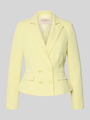 Blazer mit Reverskragen und doppelreihigem Knopfverschluss Shop The Look MANNEQUINE
