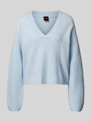 Oversized pullover met wol, model 'FITI' Shop The Look MANNEQUINE