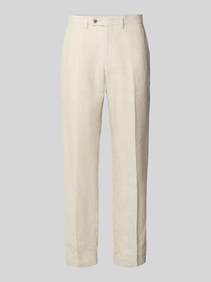 Leinenhose mit Gesäßtaschen Shop The Look MANNEQUINE