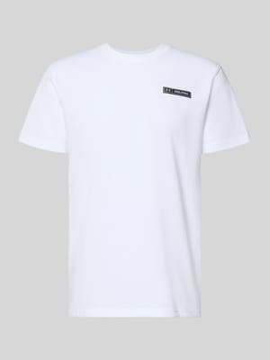Regular Fit T-Shirt mit Logo-Applikation Shop The Look MANNEQUINE