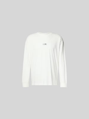 Relaxed Fit Longsleeve mit Logo-Patch Shop The Look MANNEQUINE