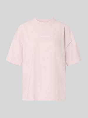T-shirt o kroju oversize z przeszyciem z logo model 'BRACY' Shop The Look MANNEQUINE