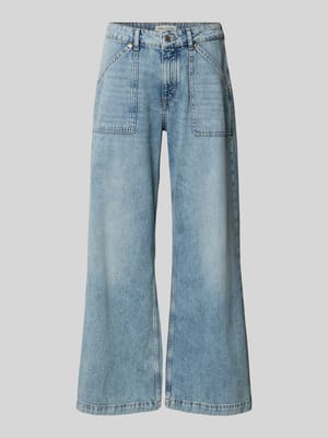Flared Leg Jeans aus reiner Baumwolle Modell 'CAYA' Shop The Look MANNEQUINE