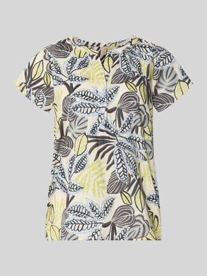 relaxed fit T-shirt met all-over bloemenmotief Shop The Look MANNEQUINE