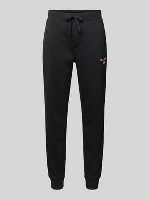 Slim Fit Sweatpants mit Label-Stitching Shop The Look MANNEQUINE