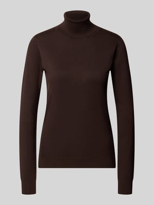 Slim Fit Strickpullover aus Viskose-Mix Modell 'IHLULS' Shop The Look MANNEQUINE