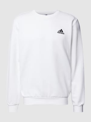 Sweatshirt mit Logo-Stitching Modell 'FEEL COZY' Shop The Look MANNEQUINE