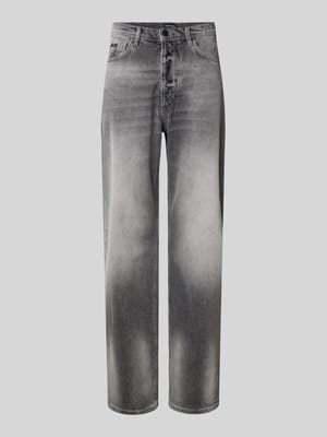 Straight fit jeans met logo-applicatie Shop The Look MANNEQUINE