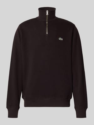 Regular Fit Troyer aus reiner Baumwolle Shop The Look MANNEQUINE