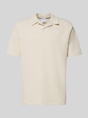 Regular Fit T-Shirt mit Logo-Stitching Shop The Look MANNEQUINE