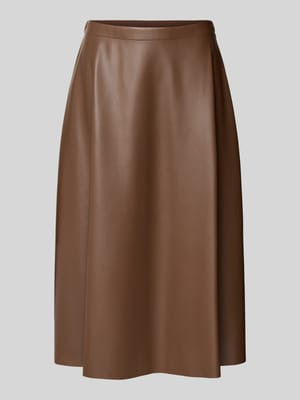 A-Linie Rock in Lederoptik mit elastischem Bund Modell 'TRIVIO' Shop The Look MANNEQUINE