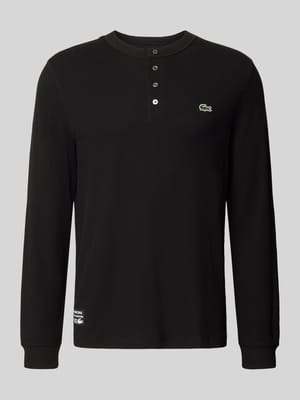 Regular Fit Langarmshirt aus reiner Baumwolle Shop The Look MANNEQUINE