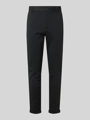 Cropped Stoffhose mit französischen Eingrifftaschen Shop The Look MANNEQUINE