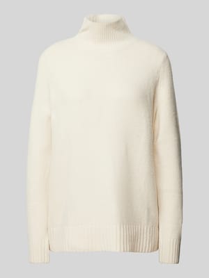 Regular fit gebreide pullover met opstaande kraag Shop The Look MANNEQUINE