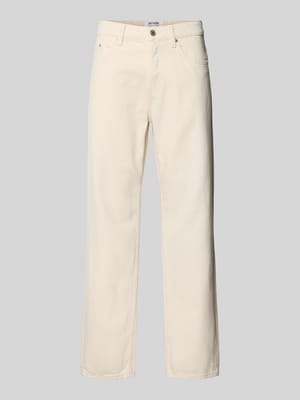 Straight Fit Jeans aus reiner Baumwolle Shop The Look MANNEQUINE