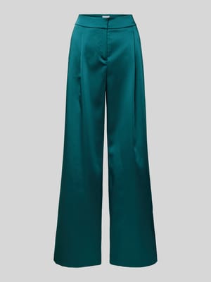 Wide Leg Bundfaltenhose mit Eingrifftaschen Shop The Look MANNEQUINE