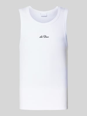 Tanktop mit Label-Stitching Modell 'Arthur' Shop The Look MANNEQUINE