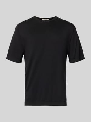 Regular fit gebreid shirt van biologisch katoen model 'TORINO' Shop The Look MANNEQUINE