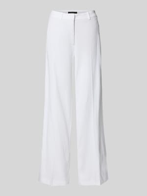 Spodnie z Mieszanka lnu z Kanty Model 'MIRA' Shop The Look MANNEQUINE