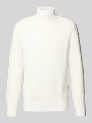 Regular Fit Rollkragenpullover aus reiner Baumwolle Shop The Look MANNEQUINE