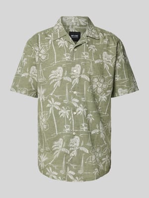 Koszula casualowa z kołnierzem z połami model ‘CAIDEN’ Shop The Look MANNEQUINE
