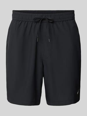 Shorts mit Logo-Print und Eingrifftaschen Shop The Look MANNEQUINE
