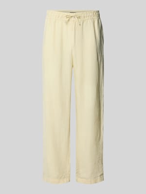 Spodnie lniane z elastycznym pasem Shop The Look MANNEQUINE