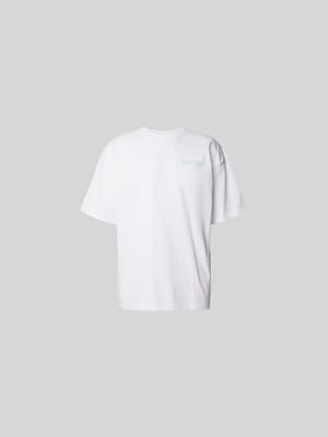 Oversized T-Shirt mit Label-Detail Shop The Look MANNEQUINE