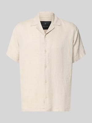 regular fit linnen overhemd model 'LAWRENCE' Shop The Look MANNEQUINE
